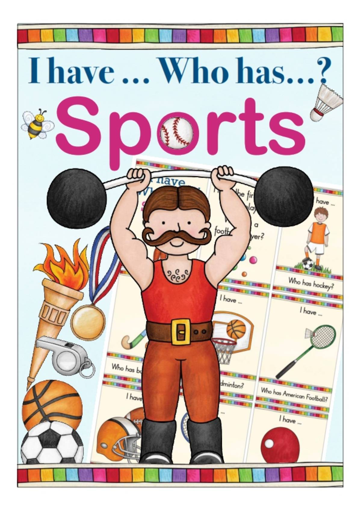 An educational teaching resource from Better Teaching Resources entitled I have...Who Has...? Sports Edition downloadable at Teach Simple.