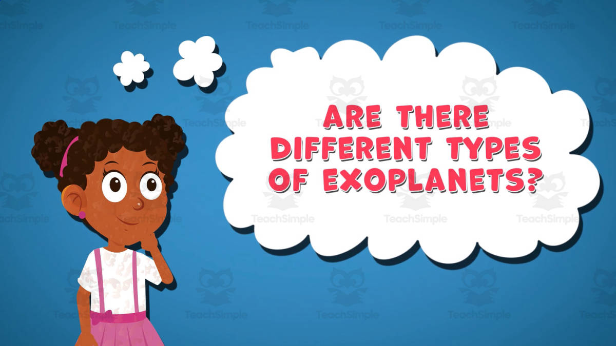 An educational teaching resource from Educational Voice entitled I WONDER - Are There Different Types Of Exoplanets | Animated Video downloadable at Teach Simple.