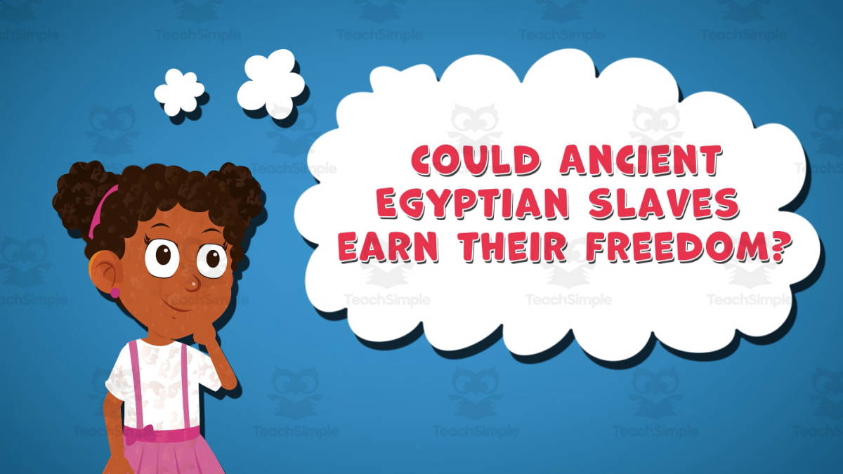 An educational teaching resource from Educational Voice entitled I WONDER - Could Ancient Egyptian Slaves Earn Their Freedom downloadable at Teach Simple.