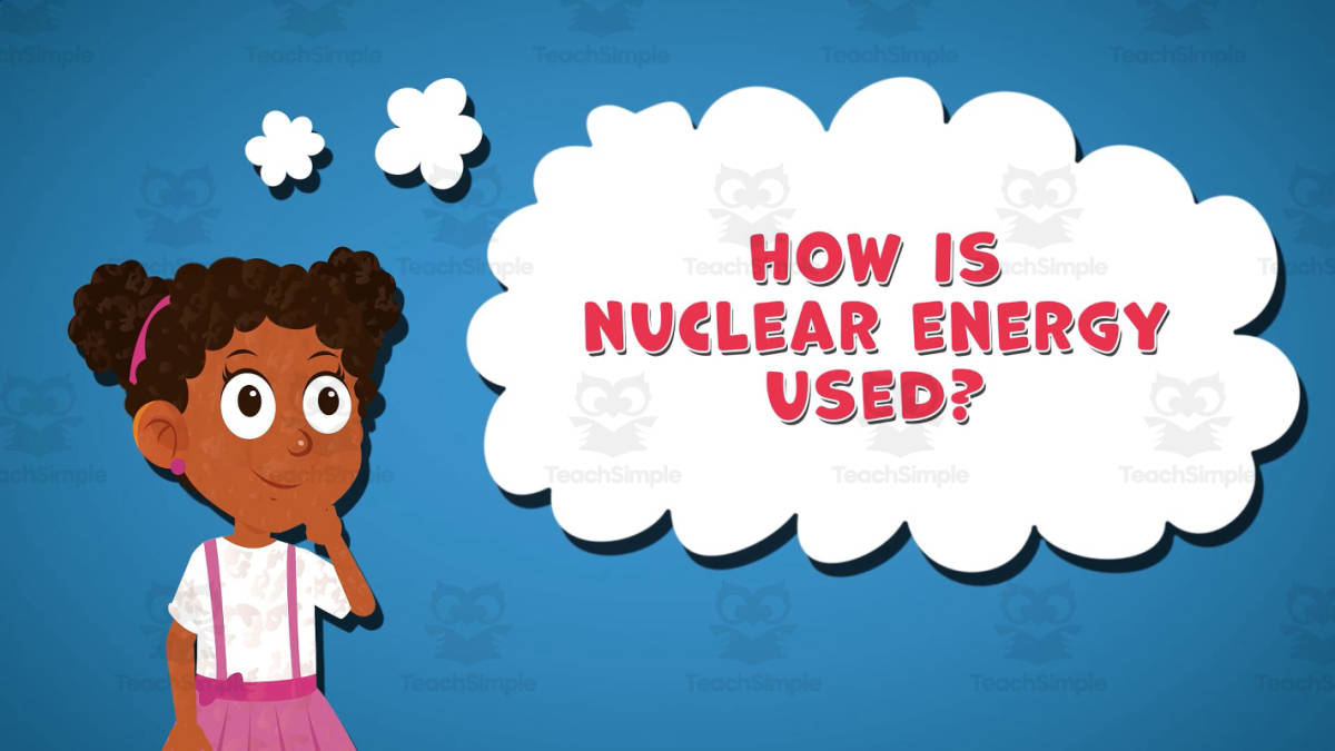 An educational teaching resource from Educational Voice entitled I WONDER - How Is Nuclear Energy Used | Animated Video Lesson downloadable at Teach Simple.