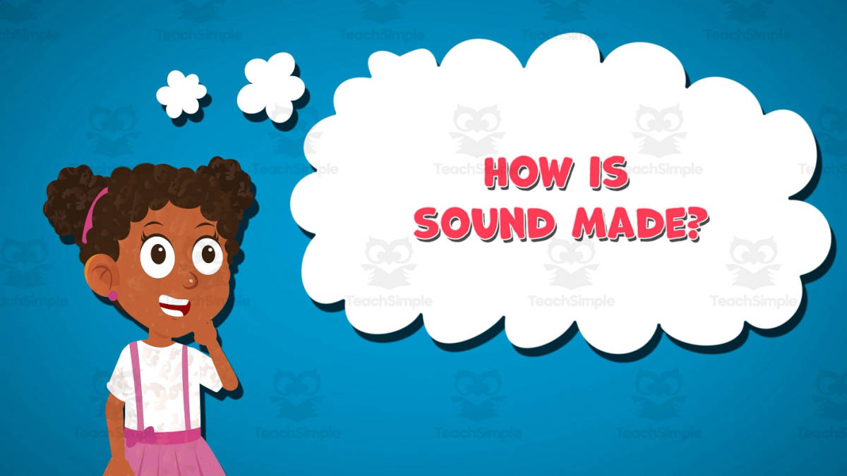 An educational teaching resource from Educational Voice entitled I WONDER - How Is Sound Made  | Animated Video Lesson downloadable at Teach Simple.