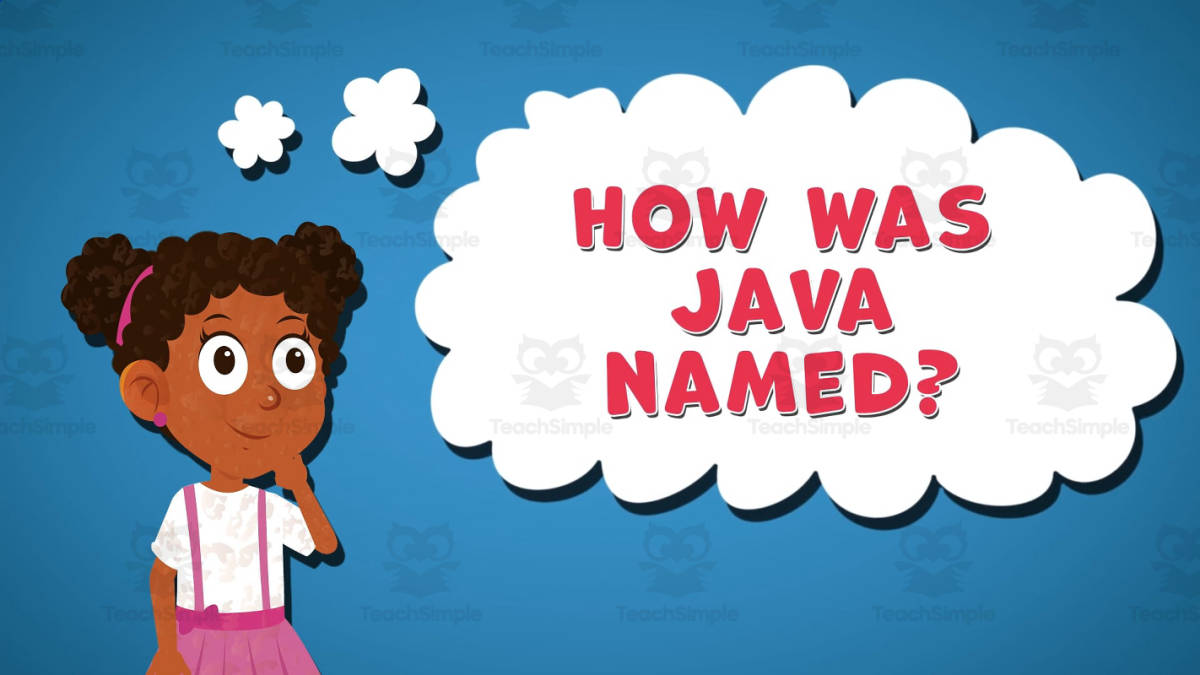 An educational teaching resource from Educational Voice entitled I WONDER - How Was JAVA Named | Animated Video Lesson downloadable at Teach Simple.