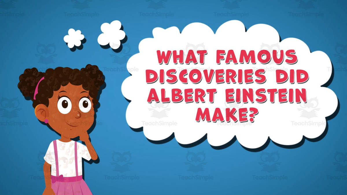 An educational teaching resource from Educational Voice entitled I WONDER - What Famous Discoveries Did Albert Einstein Make downloadable at Teach Simple.
