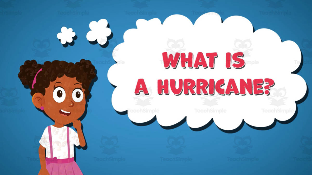 An educational teaching resource from Educational Voice entitled I WONDER - What Is A Hurricane | Animated Video Lesson downloadable at Teach Simple.