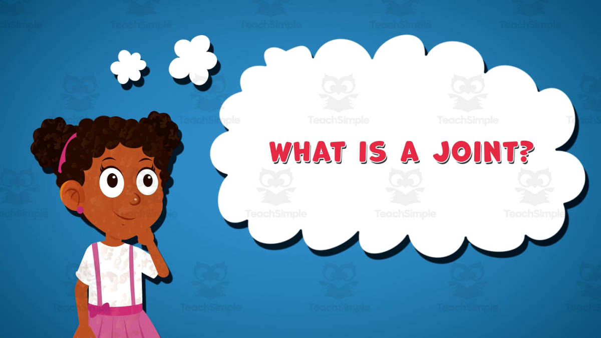 An educational teaching resource from Educational Voice entitled I WONDER - What Is A Joint | Animated Video Lesson downloadable at Teach Simple.