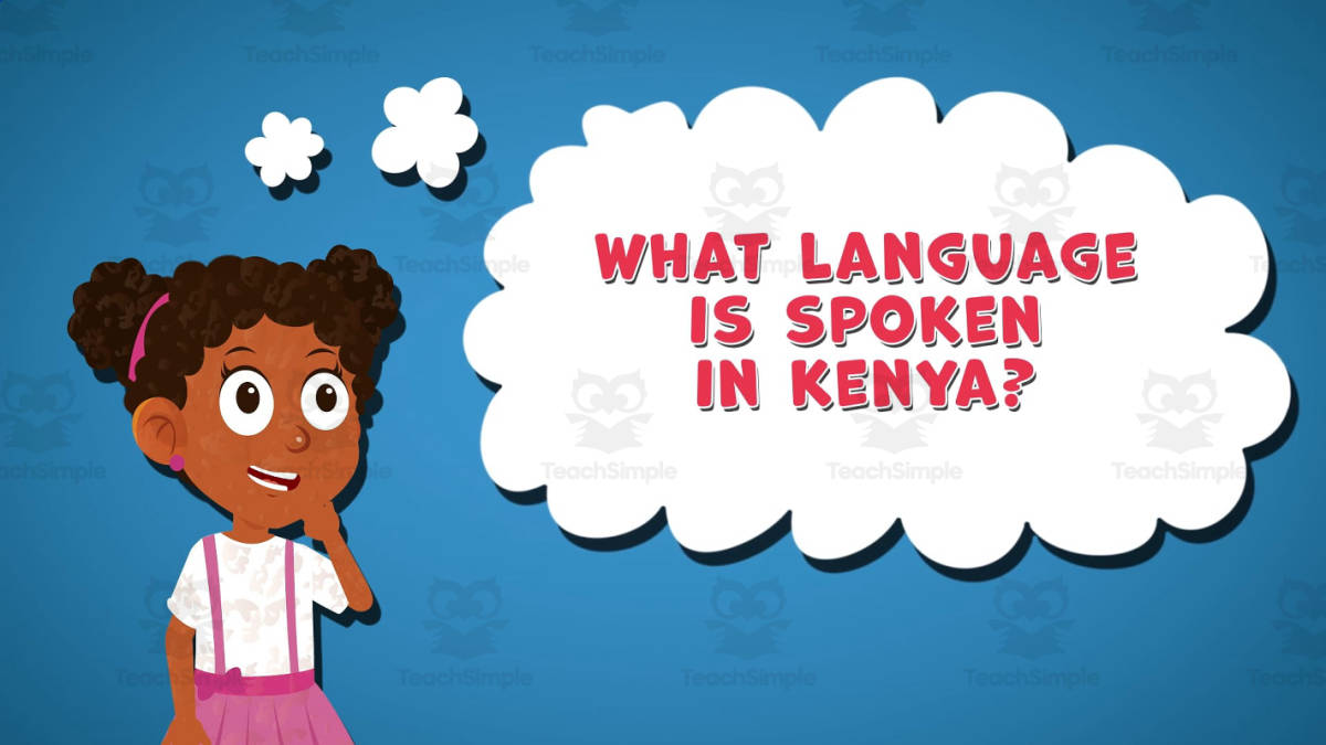 An educational teaching resource from Educational Voice entitled I WONDER - What Language Is Spoken In Kenya | Animated Video Lesson downloadable at Teach Simple.