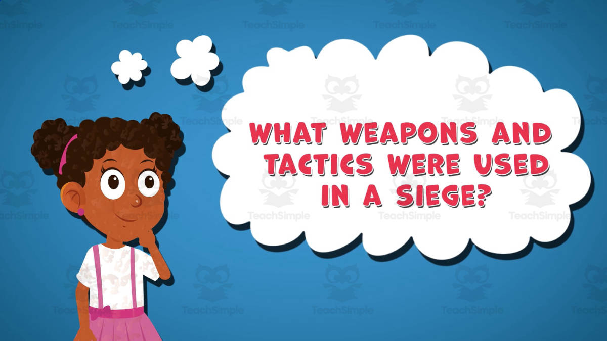 An educational teaching resource from Educational Voice entitled I WONDER - What Weapons And Tactics Were Used In A Siege downloadable at Teach Simple.