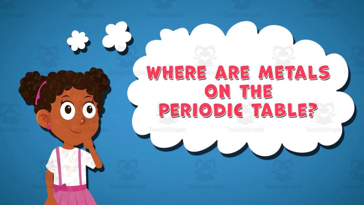 An educational teaching resource from Educational Voice entitled I WONDER - Where Are Metals On The Periodic Table | Animated Video downloadable at Teach Simple.