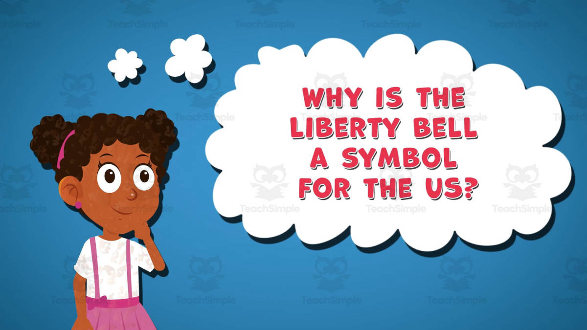 An educational teaching resource from Educational Voice entitled I WONDER - Why Is The Liberty Bell A Symbol For The US Animated Video downloadable at Teach Simple.