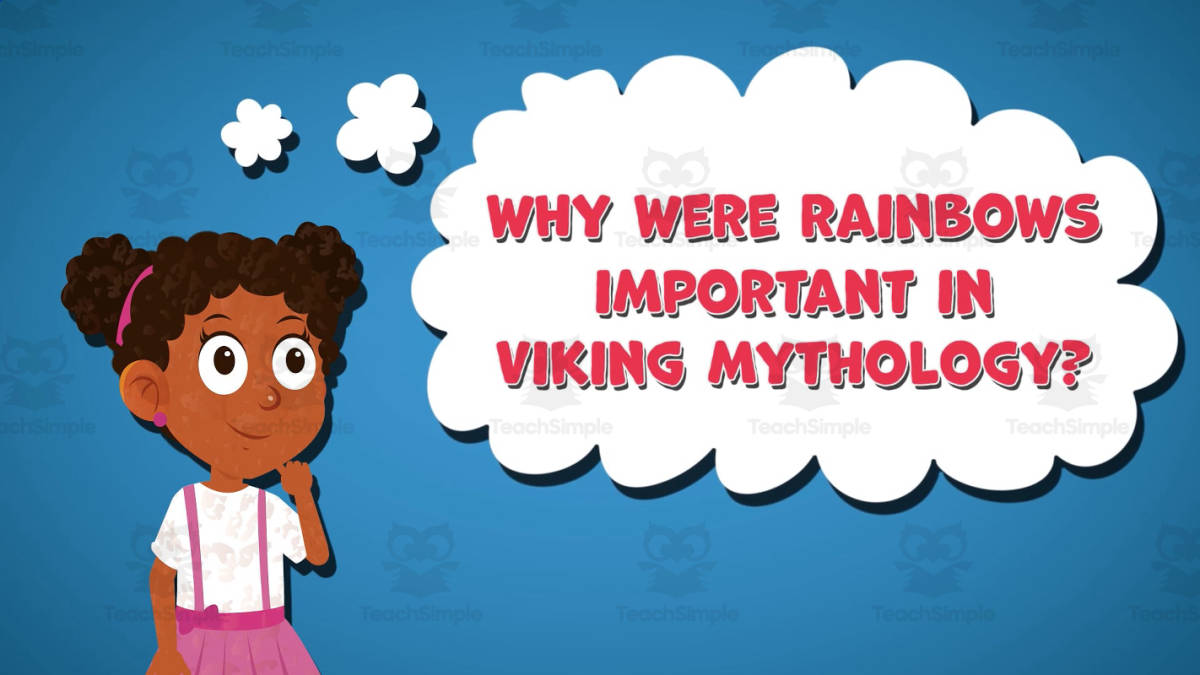An educational teaching resource from Educational Voice entitled I WONDER - Why Were Rainbows Important In Viking Mythology downloadable at Teach Simple.