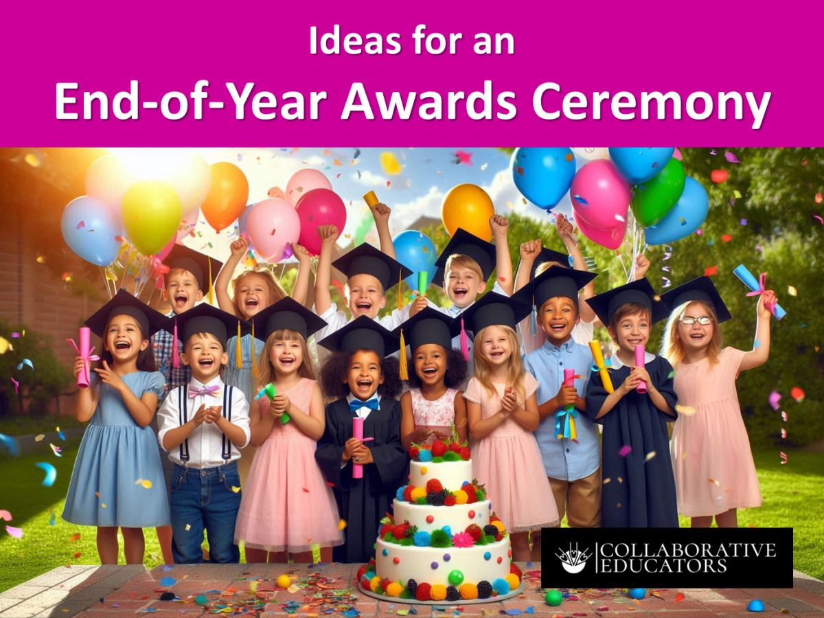 An educational teaching resource from Bright Classroom Ideas Marketplace entitled Ideas for an End-of-Year Awards Ceremony downloadable at Teach Simple.