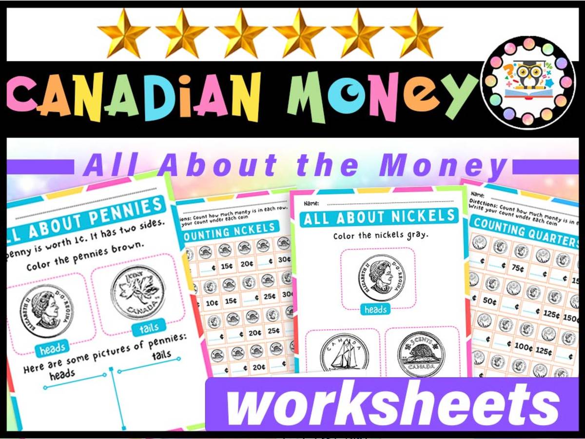 An educational teaching resource from LAMO entitled Identifying Coins Canadian Coin Money | Canadian Money Activities downloadable at Teach Simple.