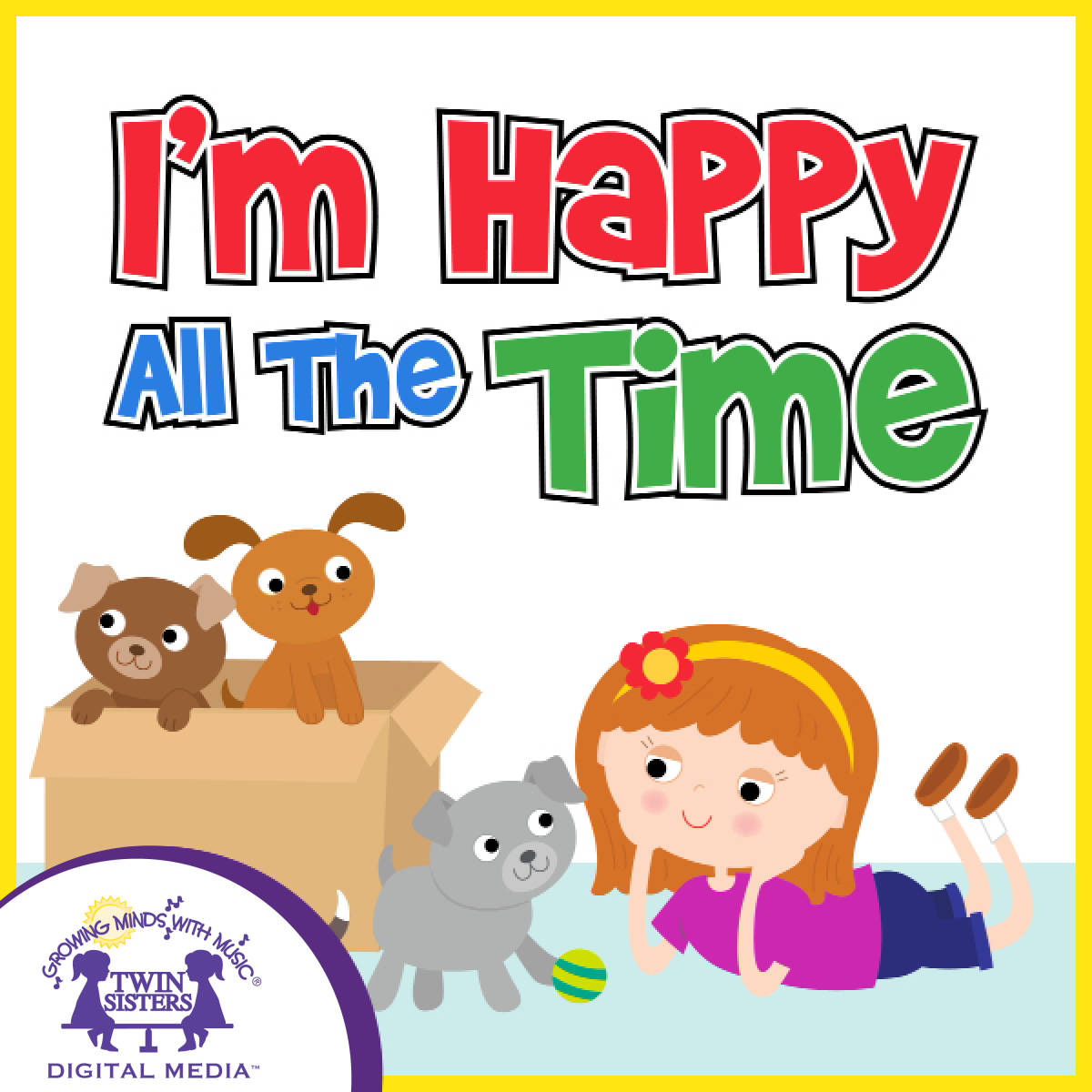 An educational teaching resource from Twin Sisters Digital Media entitled I'm Happy All The Time Album of Songs downloadable at Teach Simple.