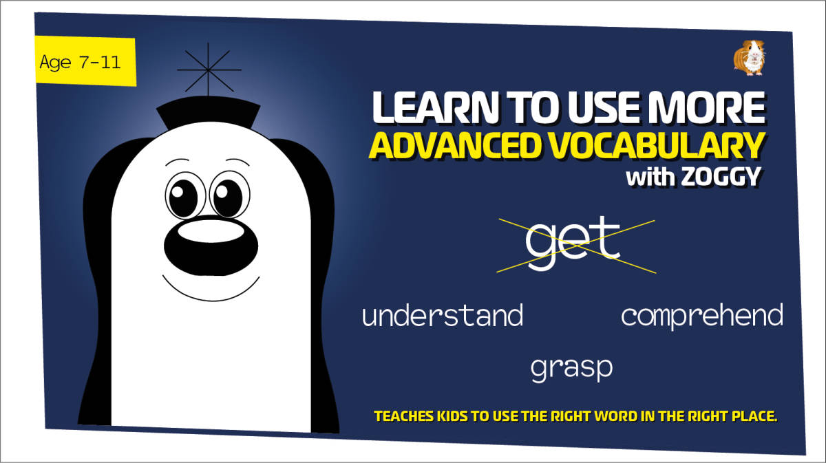 An educational teaching resource from Guinea Pig Education entitled Improve Vocabulary Worksheets: Replace the word get (Age 7-11) downloadable at Teach Simple.
