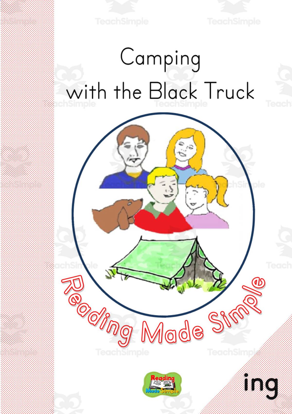 An educational teaching resource from Lilibette's Resources entitled ing Decodable Reading Book Level 1: 16 downloadable at Teach Simple.