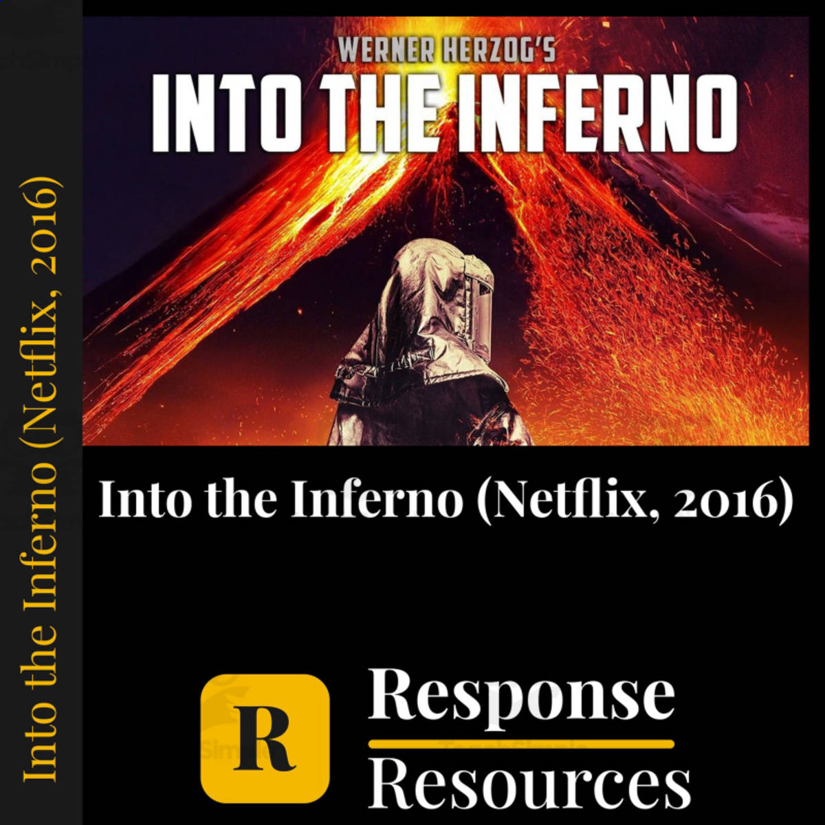 Into the Inferno Netflix Volcano Worksheet & Key + Google Forms preview