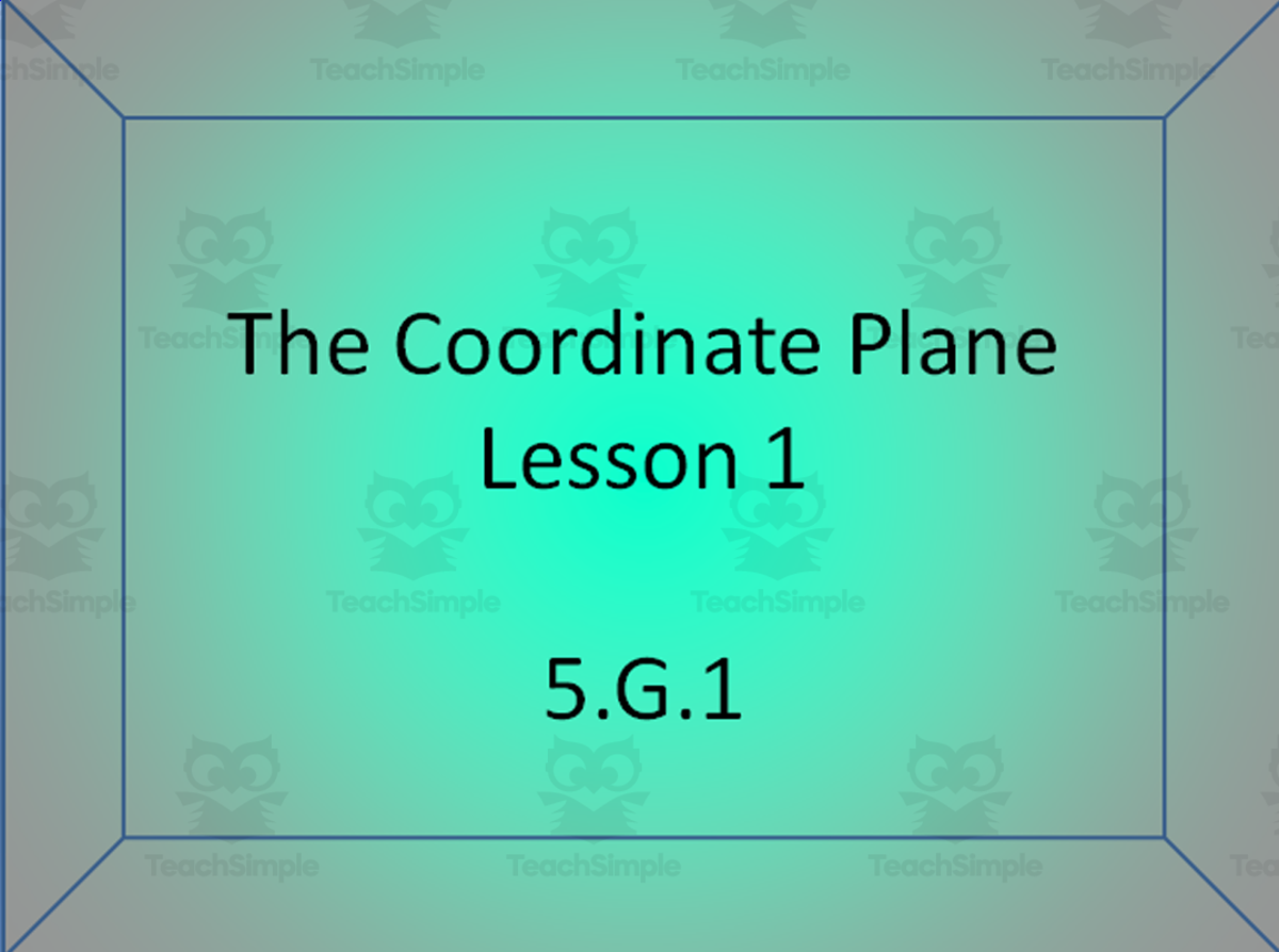 An educational teaching resource from Math Resources With Rigor entitled Introduction to the Coordinate Plane and Graphing Points downloadable at Teach Simple.