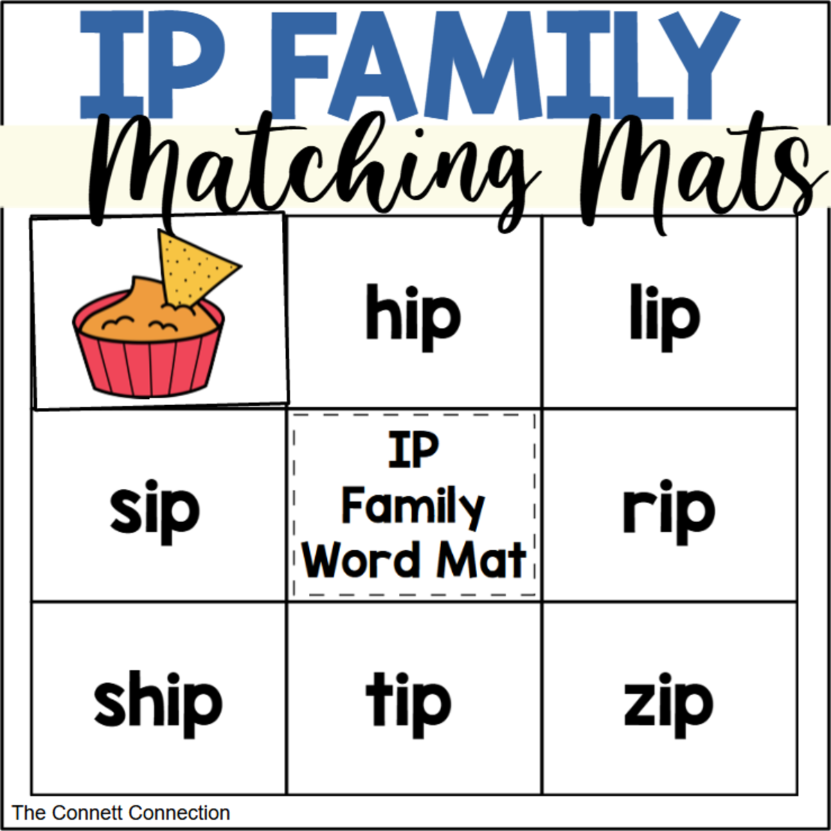 An educational teaching resource from The Connett Connection entitled IP Words Matching Mats downloadable at Teach Simple.