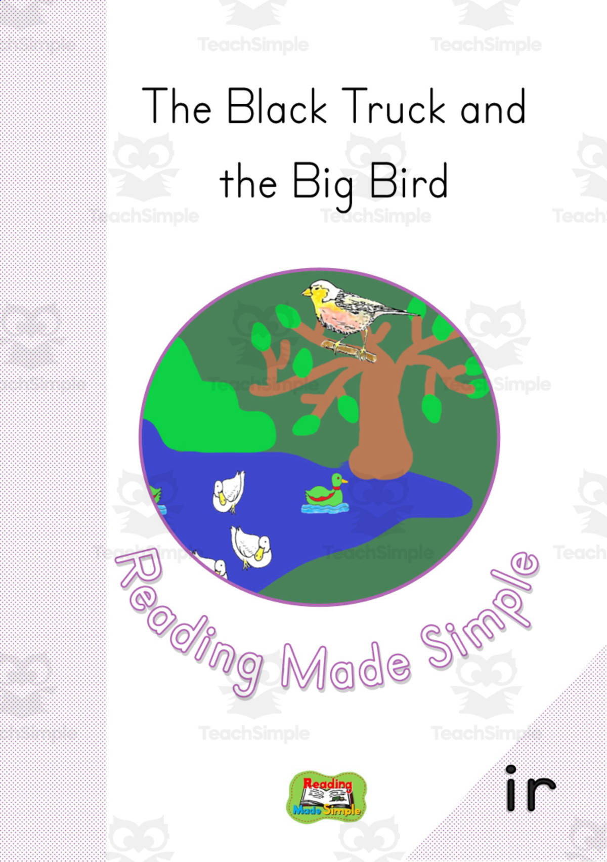 An educational teaching resource from Lilibette's Resources entitled ir Decodable Reading Book Level 1: 38 downloadable at Teach Simple.