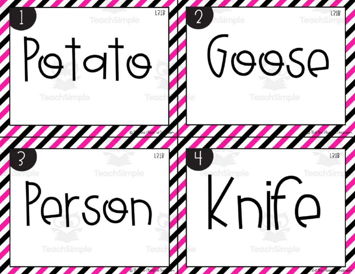 An educational teaching resource from That One Cheerful Classroom entitled Irregular Plural Nouns Task Cards downloadable at Teach Simple.