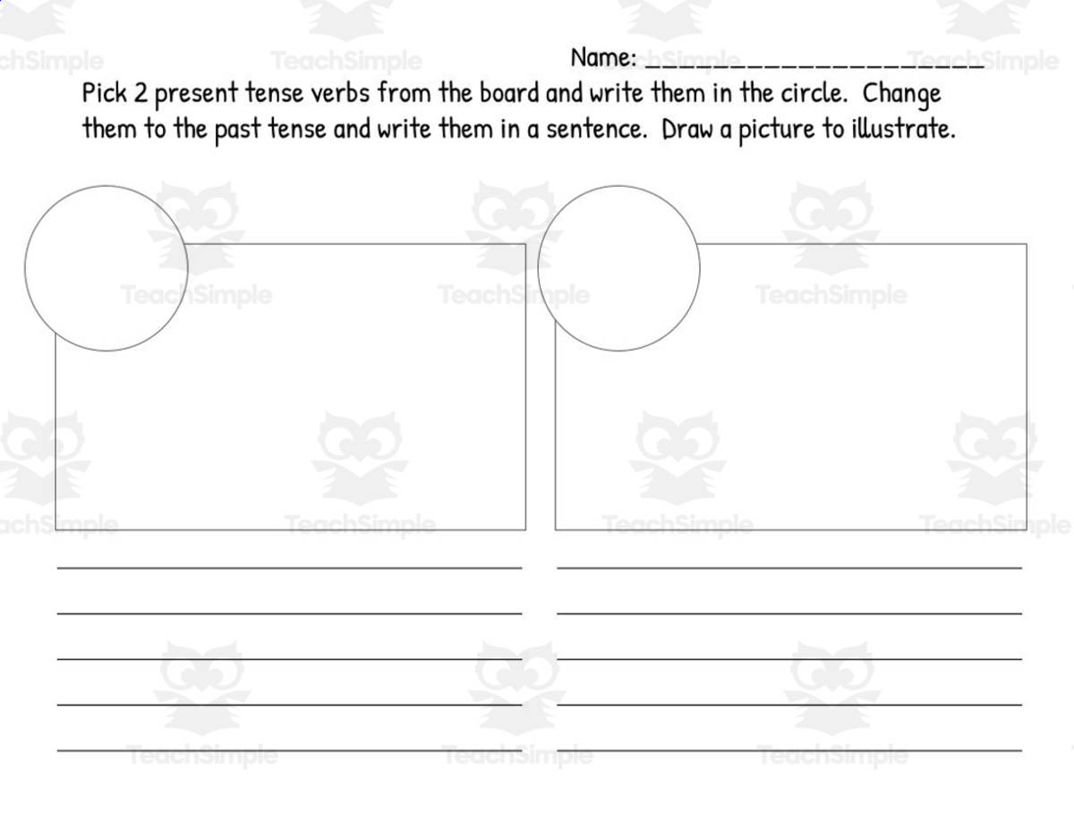An educational teaching resource from O'Hoppy Day entitled Irregular Verbs Assessment downloadable at Teach Simple.