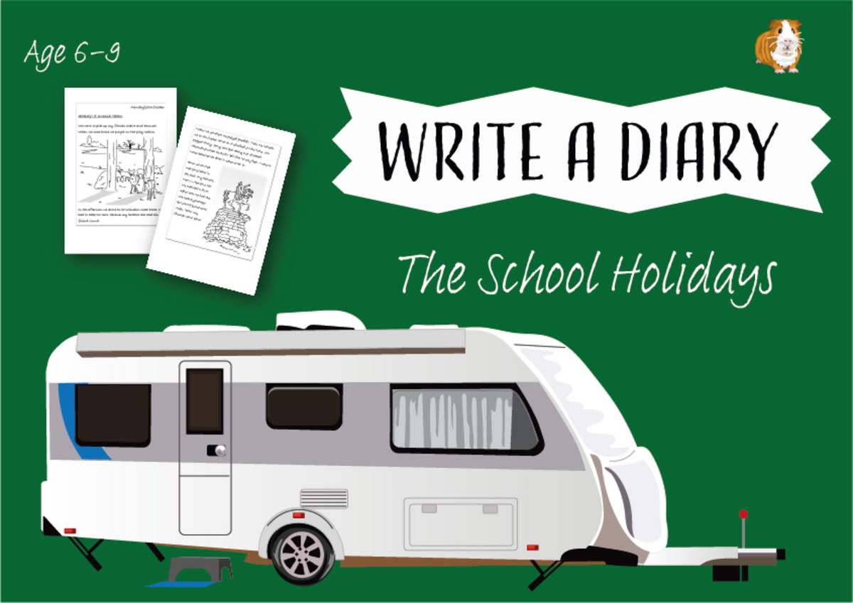 An educational teaching resource from Guinea Pig Education entitled It's Fun To Write A Diary About What I Did During School Holidays (6-9 years) downloadable at Teach Simple.