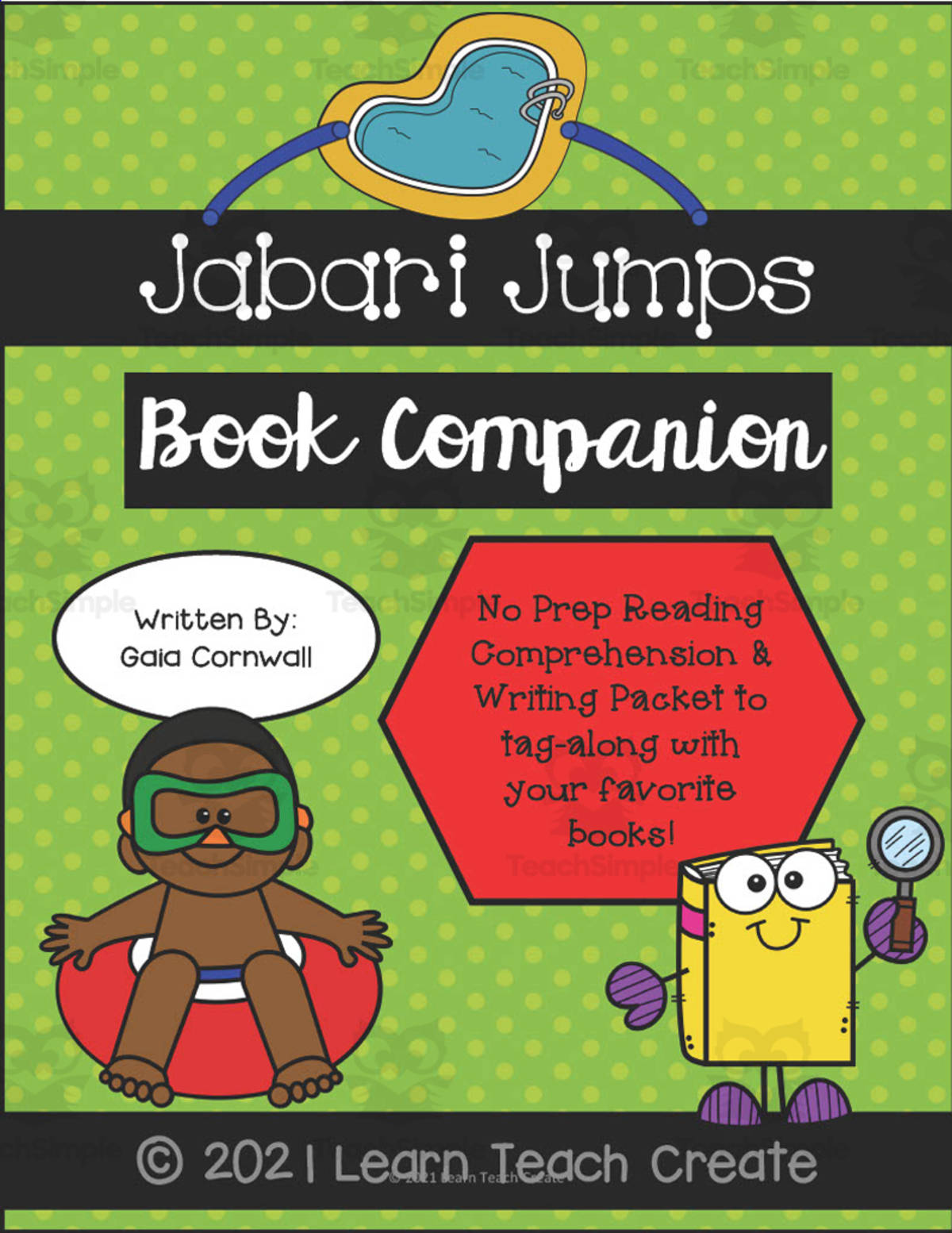 An educational teaching resource from Learn Teach Create entitled "Jabari Jumps" Book Companion | Character Education | Reading Comprehension Packet downloadable at Teach Simple.