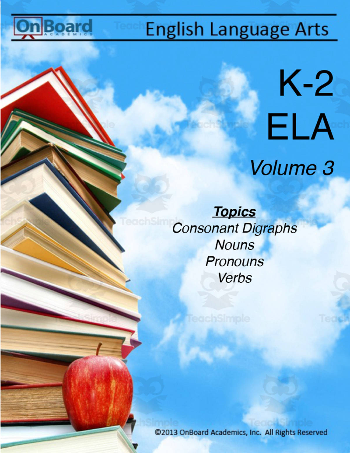 An educational teaching resource from Classroom Complete Press entitled K-2 ELA Volume 3 downloadable at Teach Simple.