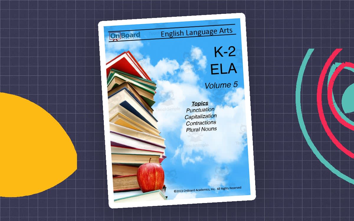 An educational teaching resource from Classroom Complete Press entitled K-2 ELA Volume 5 downloadable at Teach Simple.