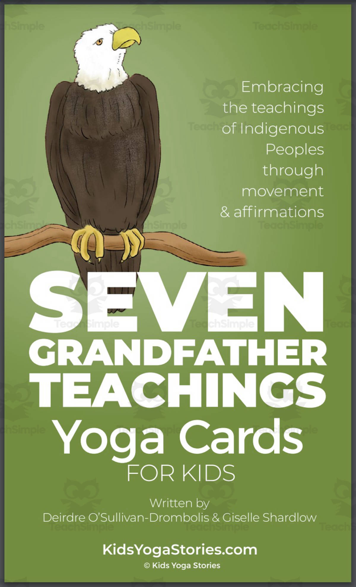 An educational teaching resource from Kids Yoga Stories entitled Kids Yoga Stories: Seven Grandfather Teachings Yoga Cards for Kids downloadable at Teach Simple.