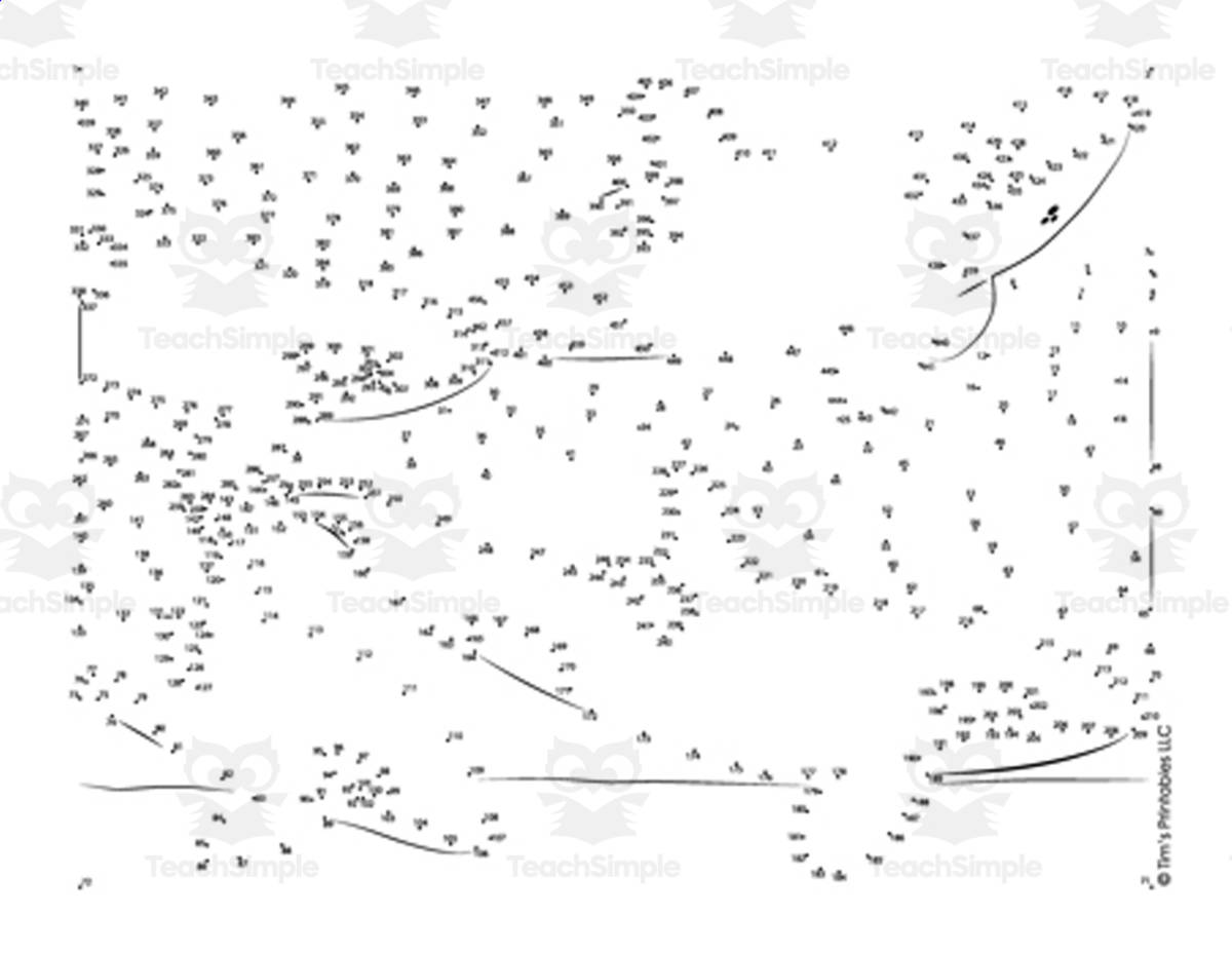 An educational teaching resource from Tim's Printables entitled Killer Whale Dot-to-Dot downloadable at Teach Simple.