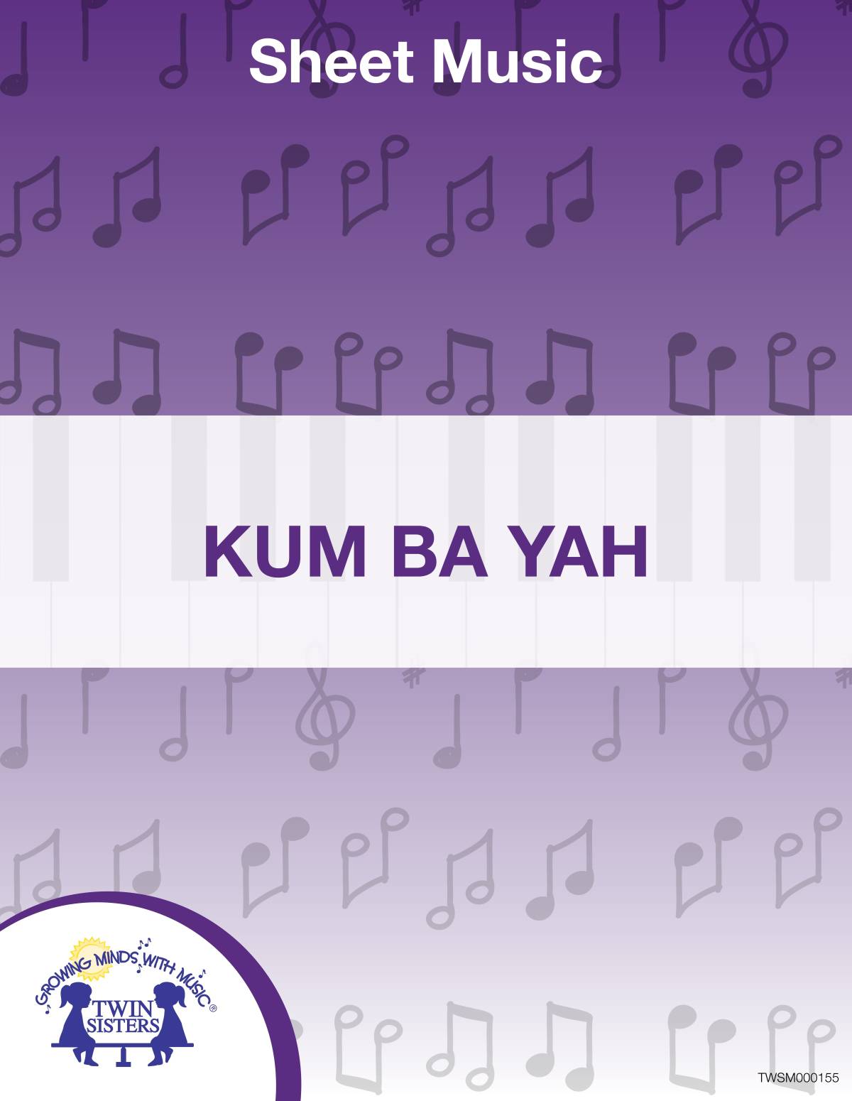 An educational teaching resource from Twin Sisters Digital Media entitled Kum Ba Yah Sheet Music downloadable at Teach Simple.