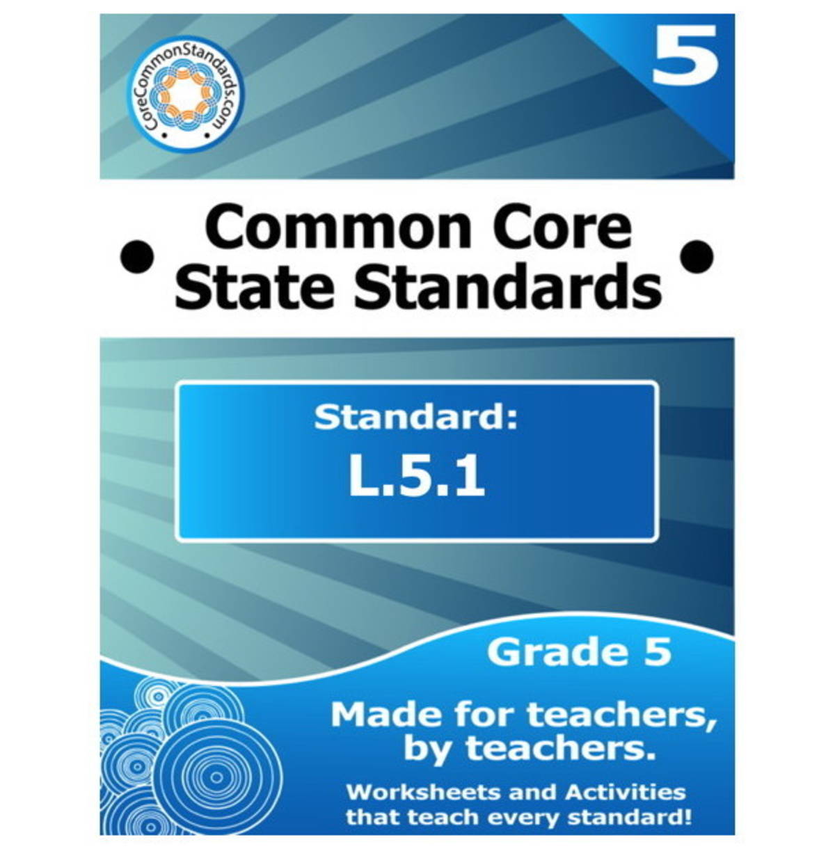 An educational teaching resource from Have Fun Teaching entitled L.5.1 Fifth Grade Common Core Lesson downloadable at Teach Simple.