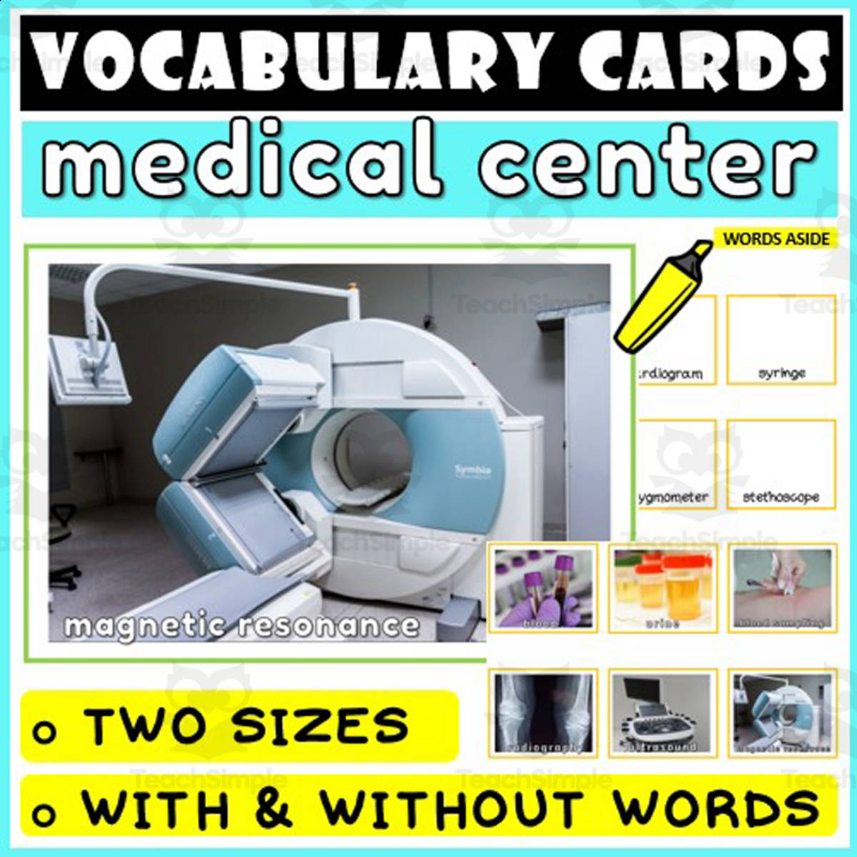 An educational teaching resource from WORDS ASIDE entitled Language Vocabulary Flashcards ESL 33 downloadable at Teach Simple.