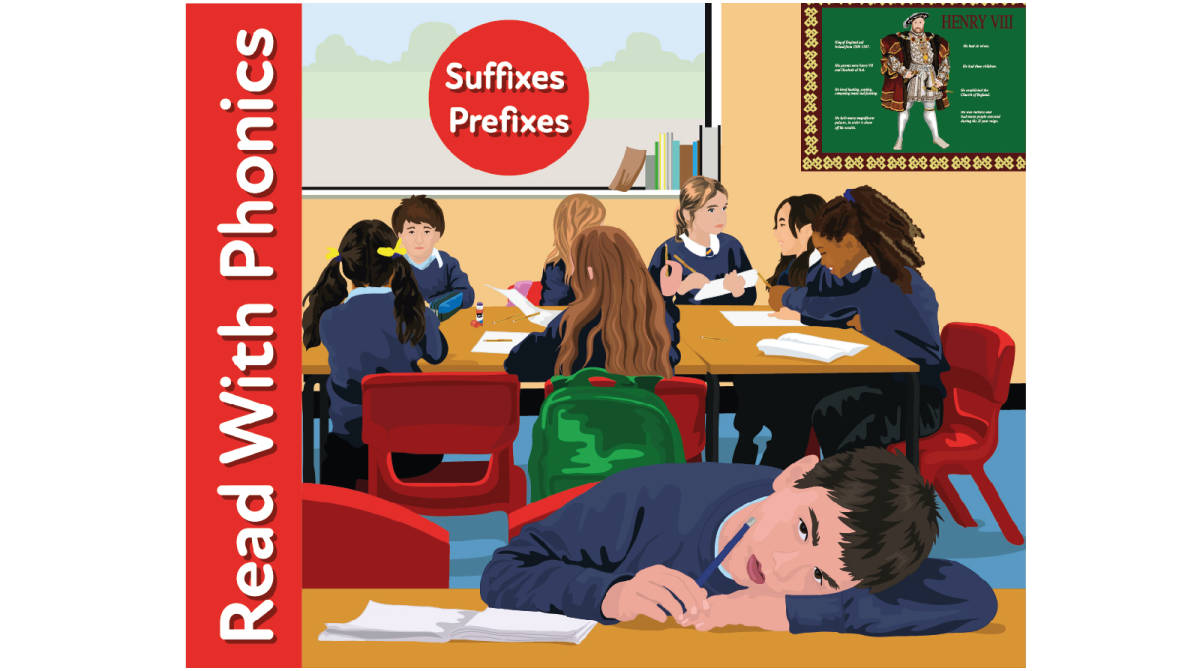 An educational teaching resource from Guinea Pig Education entitled Learn Suffixes And Prefixes - Read the Story ‘Naughty Nigel’ downloadable at Teach Simple.