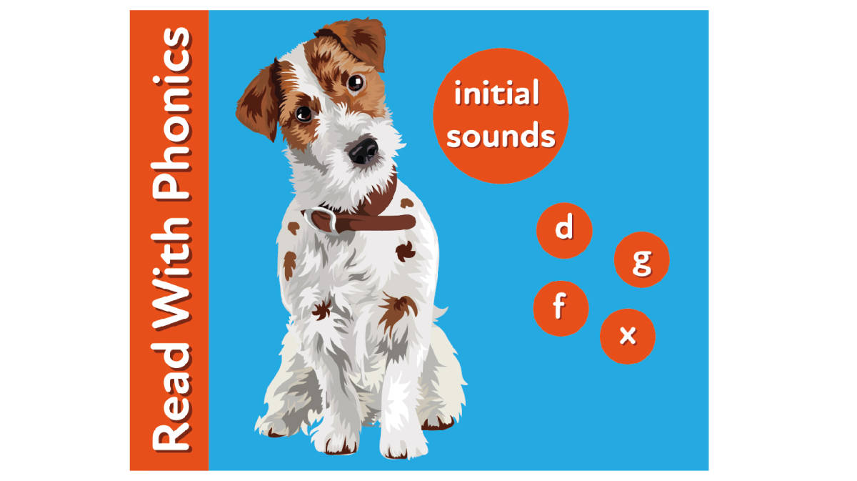 An educational teaching resource from Guinea Pig Education entitled Learn The Initial Phonic Sounds 'd, g, f, x’ (3 years +) downloadable at Teach Simple.