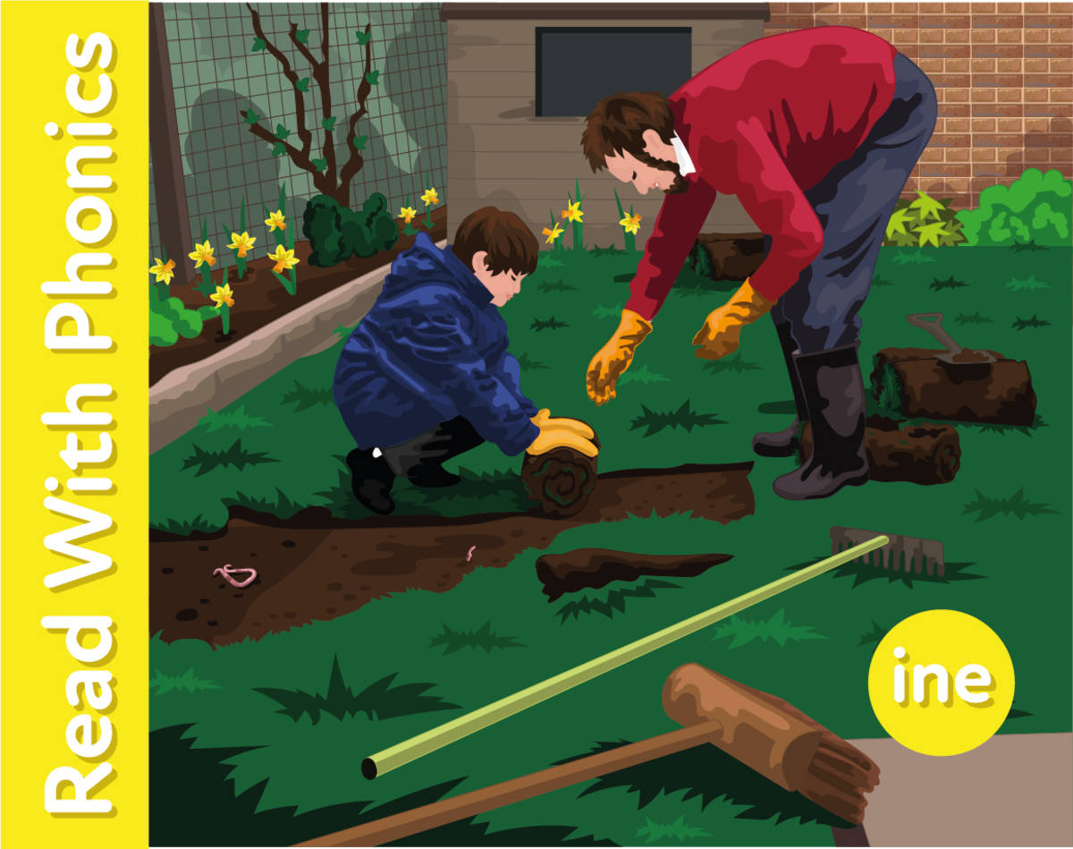 An educational teaching resource from Guinea Pig Education entitled Learn The Phonic Sound 'ine' (as in trampoline). downloadable at Teach Simple.