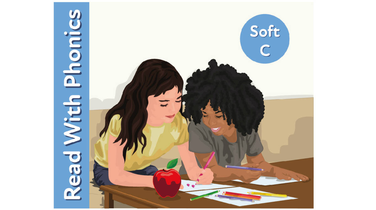 An educational teaching resource from Guinea Pig Education entitled Learn The Phonic Sound Soft c (as in mice) downloadable at Teach Simple.