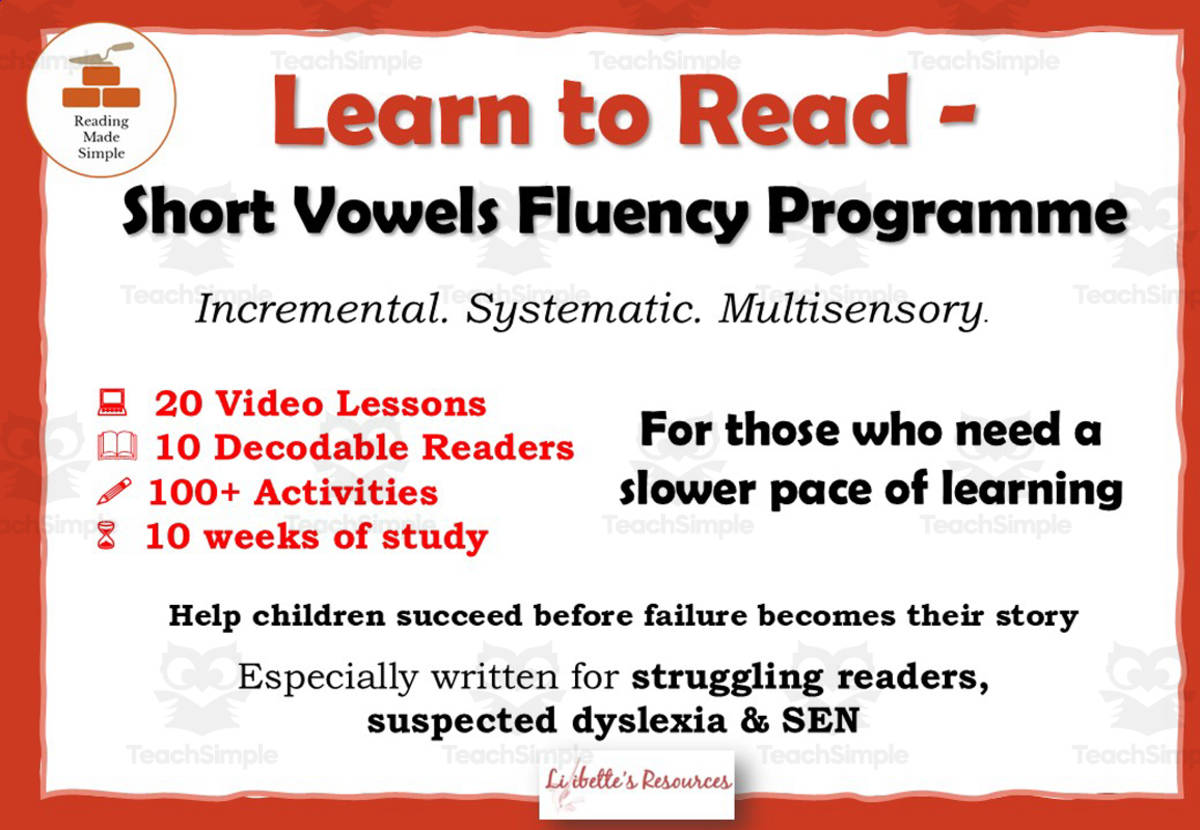 Learn To Read: Short Vowels Fluency Programme preview