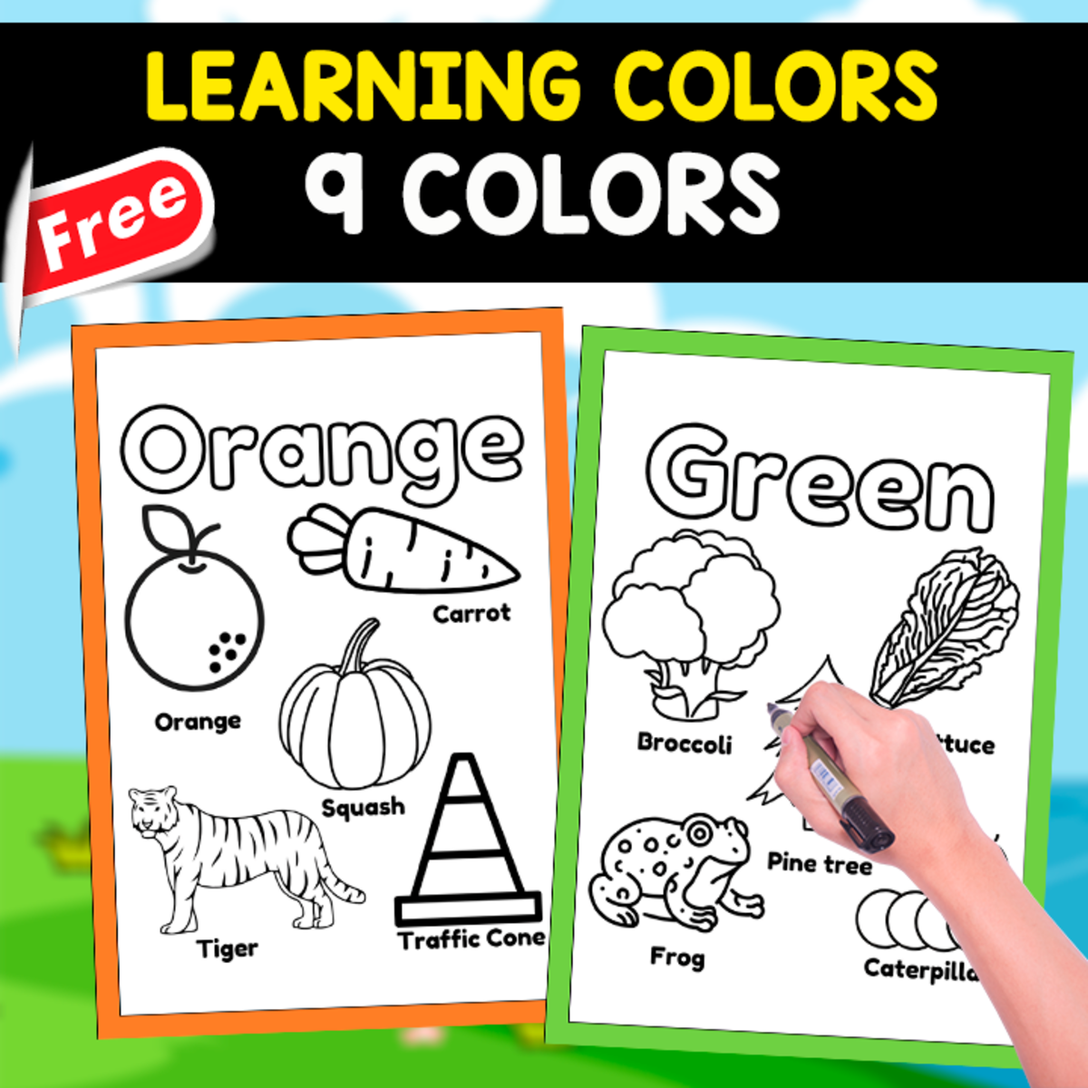 An educational teaching resource from EDITORIAL LAURA EDUCA entitled LEARNING COLORS | FREE MINIBOOK FOR COLORING downloadable at Teach Simple.
