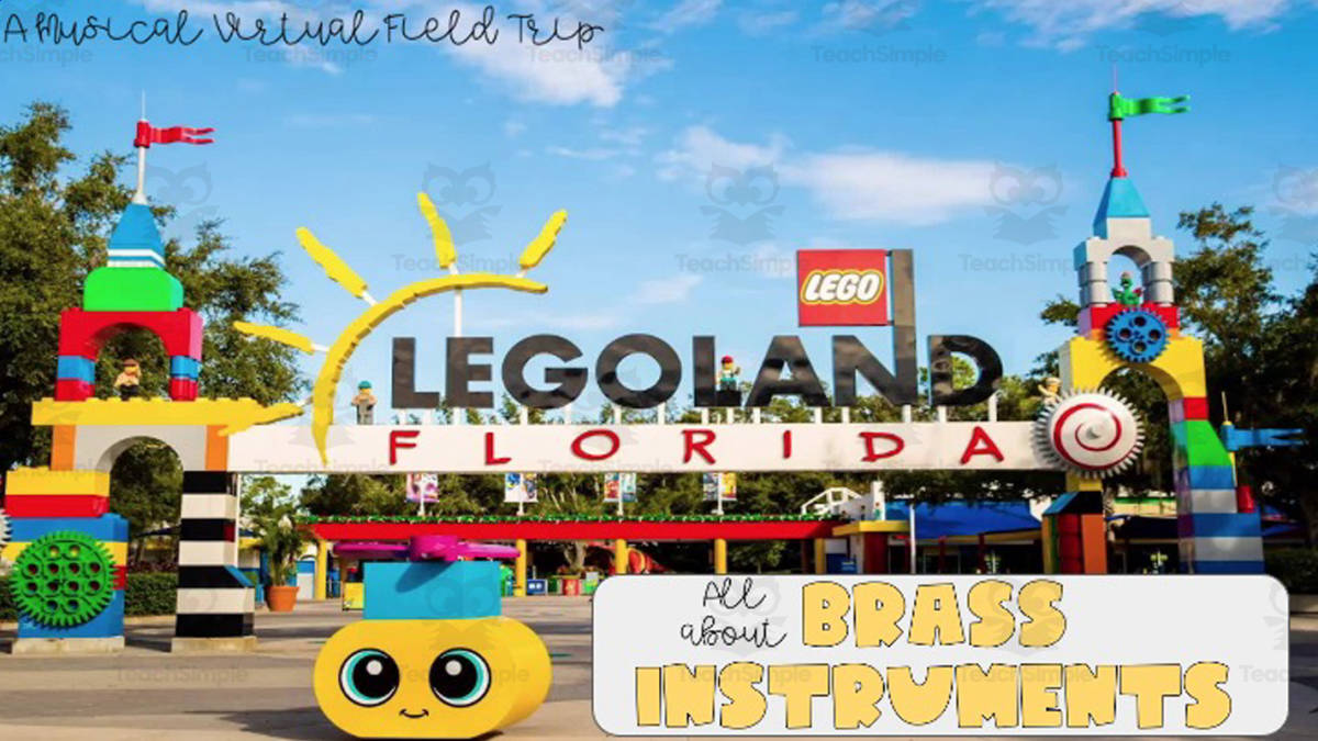 An educational teaching resource from Joyful Noise Teaching entitled Lego Land Virtual Field Trip | All About Brass Instruments downloadable at Teach Simple.