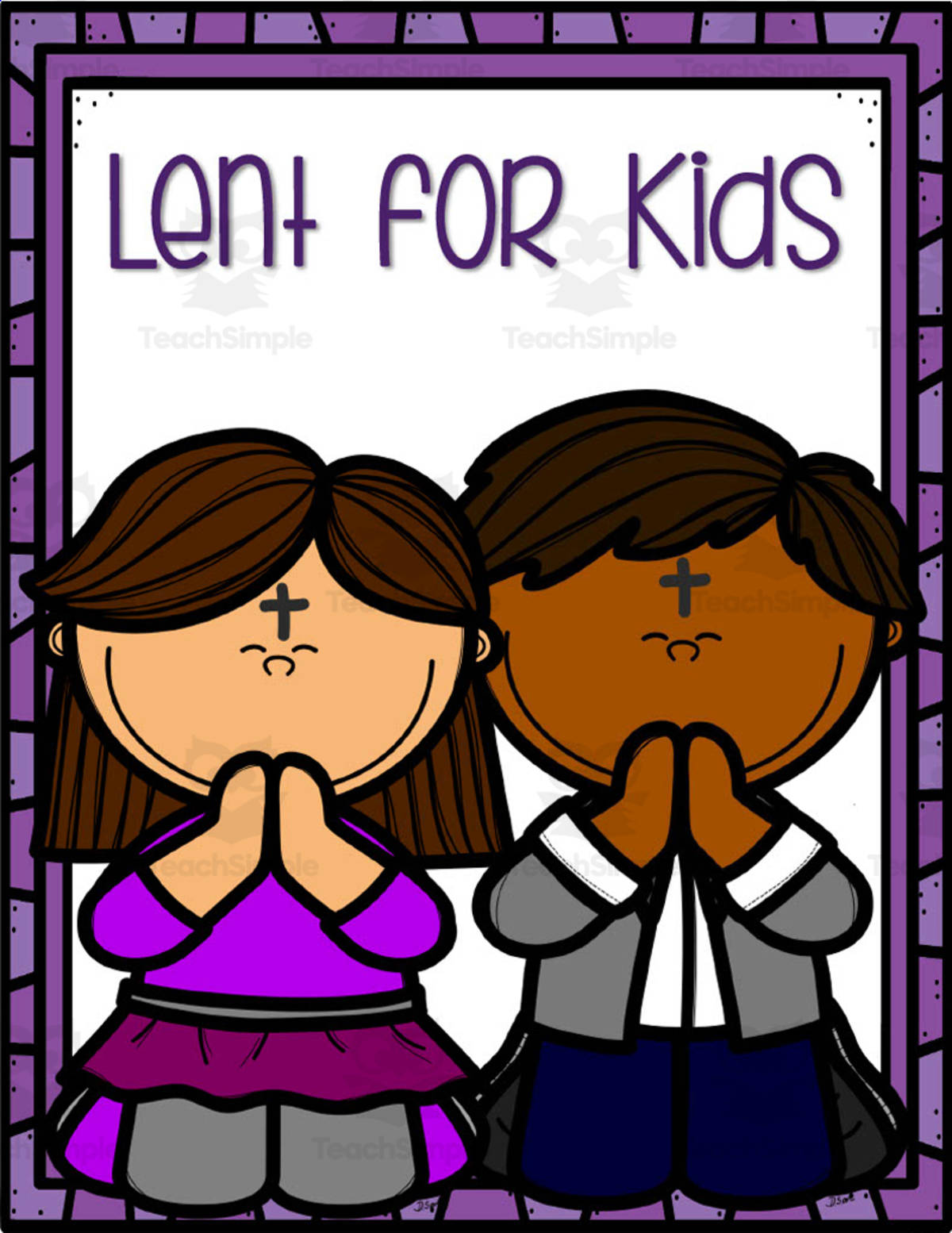 An educational teaching resource from Glitter and Grace entitled Lent for Kids – Interactive Reading Packet downloadable at Teach Simple.