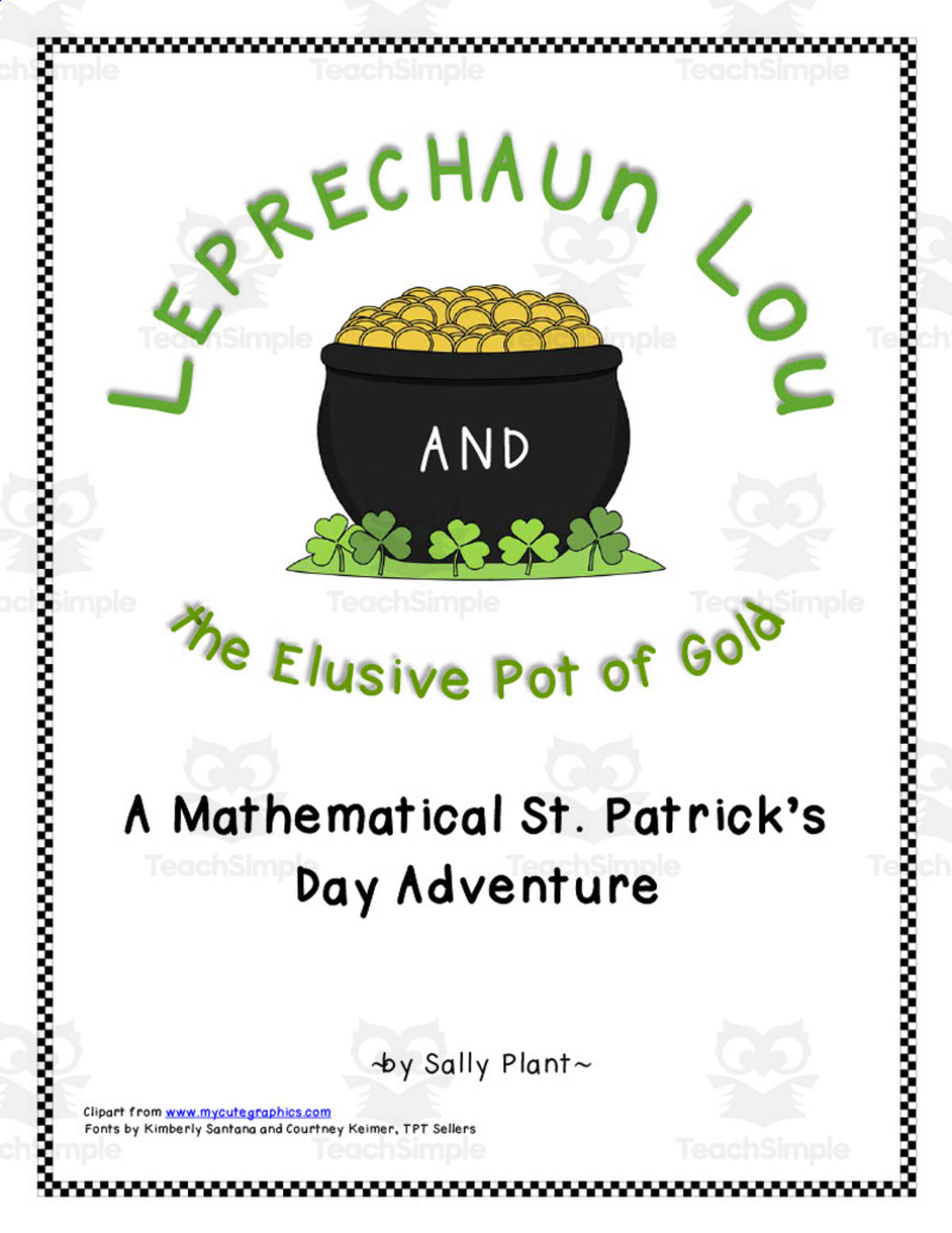 An educational teaching resource from At the Core entitled Leprechaun Lou's Mathematical Adventure downloadable at Teach Simple.