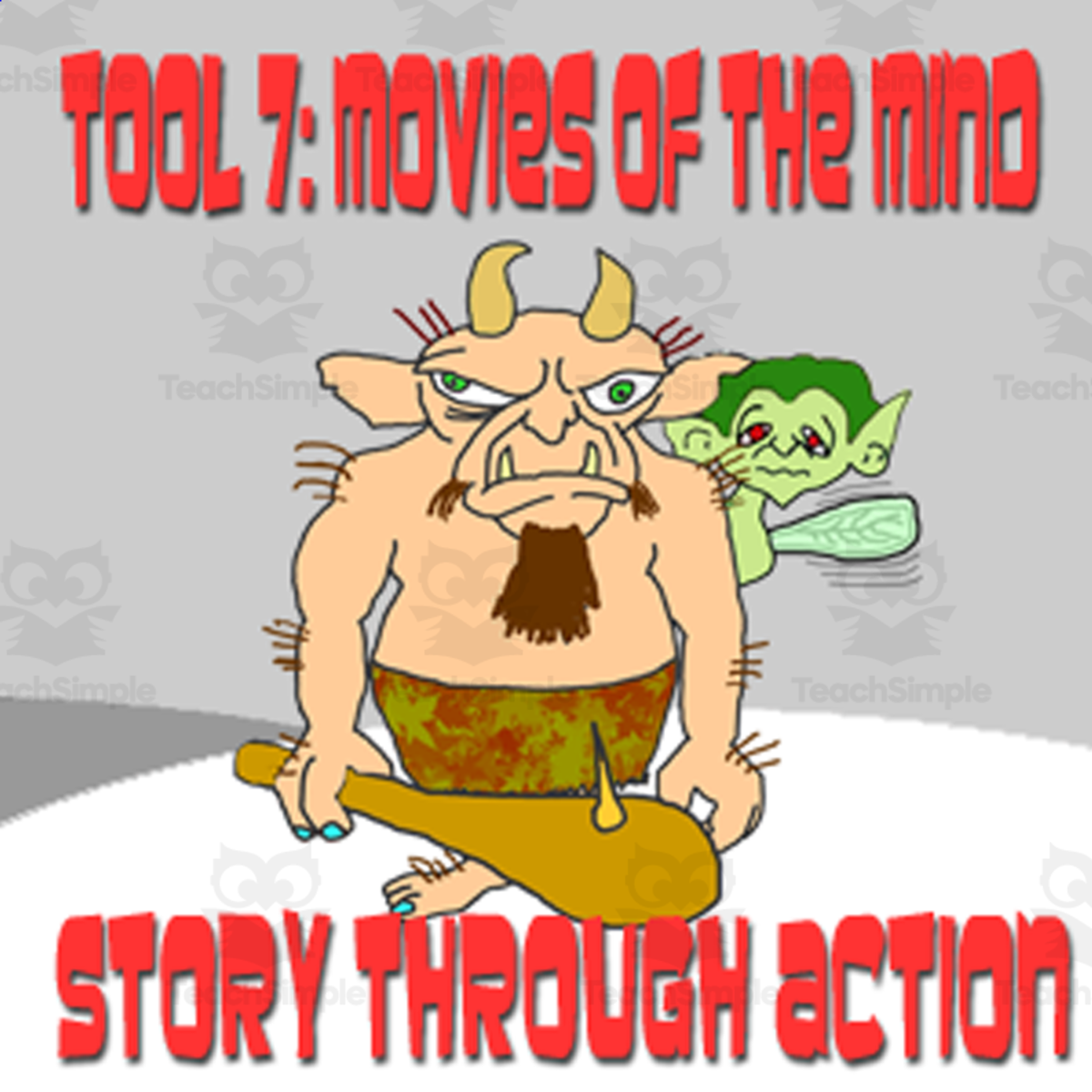 An educational teaching resource from Scary Good Writing With Mr. Butt and Bonefish entitled Lesson 7: Movies of the Mind - How to Show not Tell - A Zombie Wrote my Narrative Essay with Mr. Butt and Bonefish downloadable at Teach Simple.
