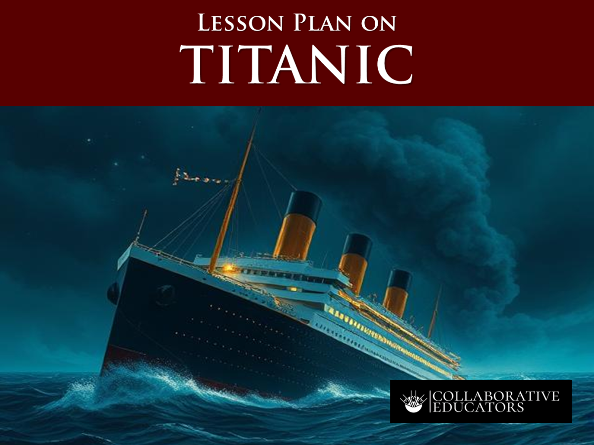 An educational teaching resource from Bright Classroom Ideas Marketplace entitled Lesson Plan on the Sinking of the Titanic downloadable at Teach Simple.