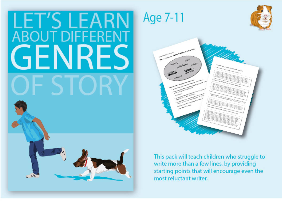 An educational teaching resource from Guinea Pig Education entitled Let's Learn About Different Genres Of Story (Age 7-11) downloadable at Teach Simple.