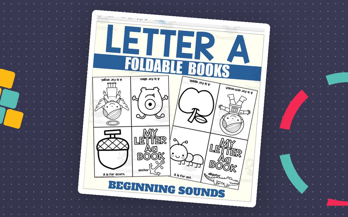 An educational teaching resource from The Connett Connection entitled Letter A Book downloadable at Teach Simple.