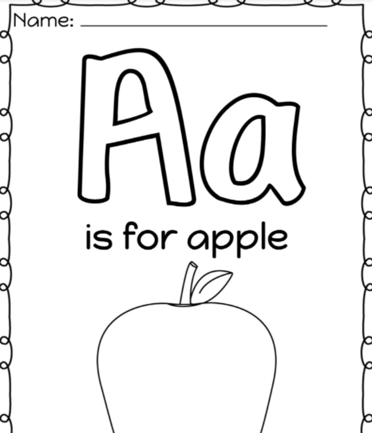 An educational teaching resource from My Kind of Crazy entitled Letter a Week Pack, A-Z, Distance Learning, Worksheets downloadable at Teach Simple.