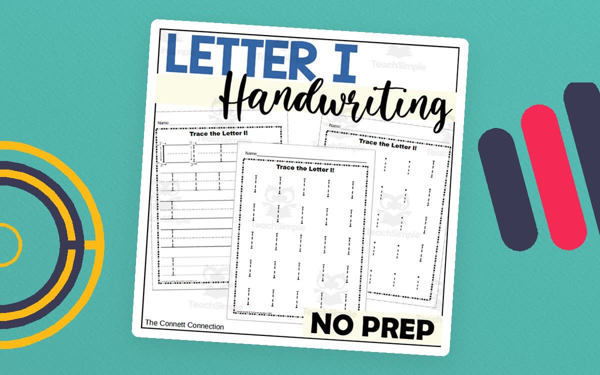 An educational teaching resource from The Connett Connection entitled Letter I Handwriting Worksheets downloadable at Teach Simple.