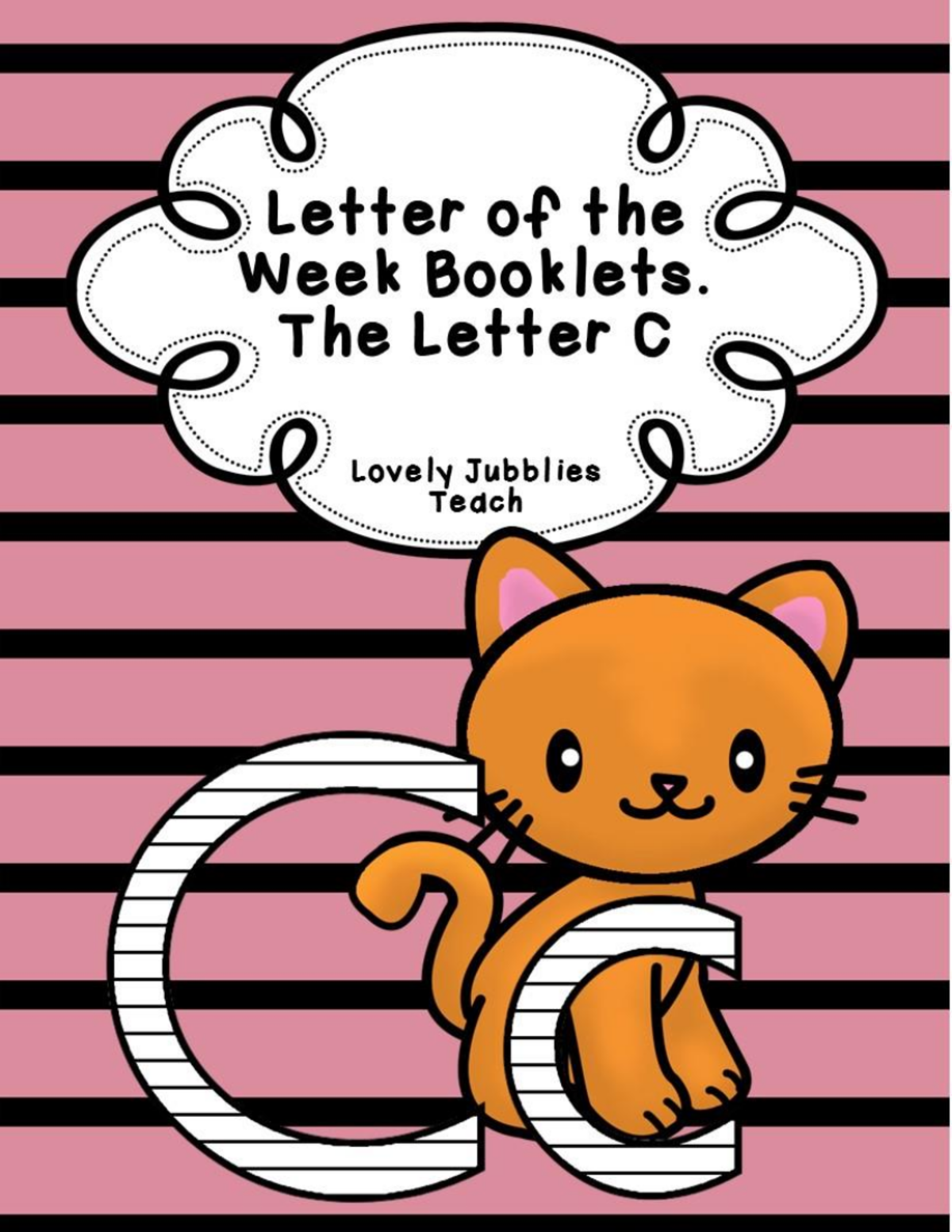 An educational teaching resource from LJT Clip Art entitled Letter of the Week Booklet: Letter Cc downloadable at Teach Simple.